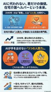 ＡＩに仕事を奪われにくい訪問介護という希望